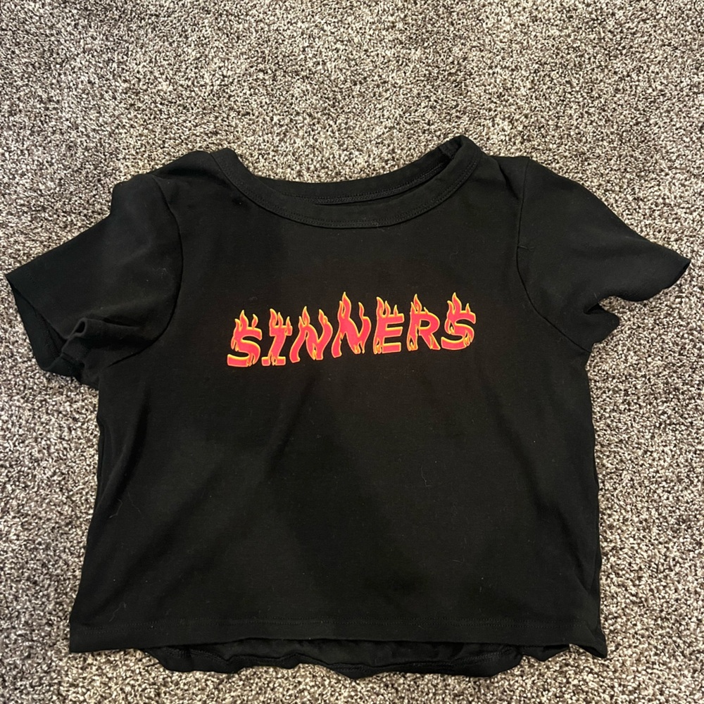 Sinners crop top